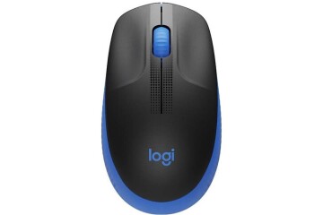 Logitech 910-005909 M191 Mavi Büyük Boy Kablosuz Mouse Optik 1000 Dpı Buton