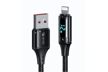 MCDODO CA-1060 DİJİTAL EKRANLI Usb-A To Lightning HIZLI DATA-ŞARJ KABLOSU 3A 1.2M