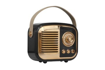 Mikado MD-24BT Echoes 3W 800mAh Siyah Usb+TF Kart+Bluetooth Destekli Klasik Retro Müzik Kutusu