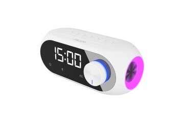 Mikado MD-W7 1200mAh 5W Beyaz Bluetooth-Aux-Derece-Usb-FM (RADYO) Alarmlı Saat Speaker Speaker