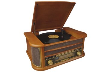 Mikado Nostalgia MN-P325 DÖNENCE Pikap Ahşap 2X5W Stereo Spk MP3 Çalar USB-Radyo-CD-Kaset -BT Müzik