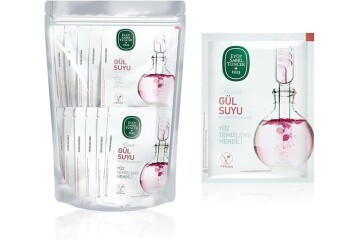 Mistik Gül Suyu Yüz Temizleme Mendili 75li Küçük Boy Doy pack Poşet