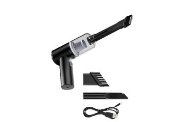 Proseg PR-AS01 3000pa Şarjlı 1200 mAh Batarya Siyah Araç İçi El Süpürgesi