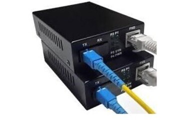 Teldata Media Converter Single Mode 10-100-1000 3 Km Only SC-SX TX-A-B-KITSET