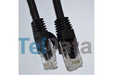 Teldata TLD-3000S Cat6 30MT Siyah Utp Patch Kablo