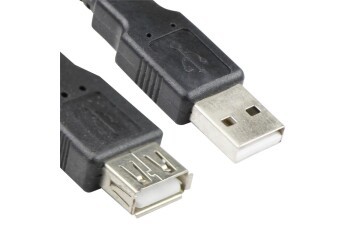Vcom CU202-B-5.0 Siyah 5.0MT Usb 2.0 Uzatma Kablosu