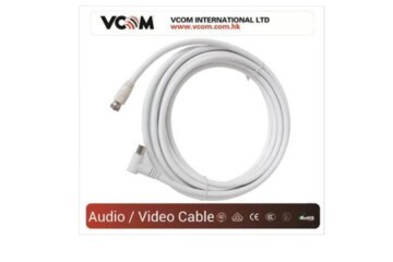 Vcom CV612 5mt Analog Tv RG6 Uydu Kablo